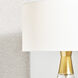 Drew & Jonathan Pender 20.75 inch 9.00 watt Satin Brass Table Lamp Portable Light