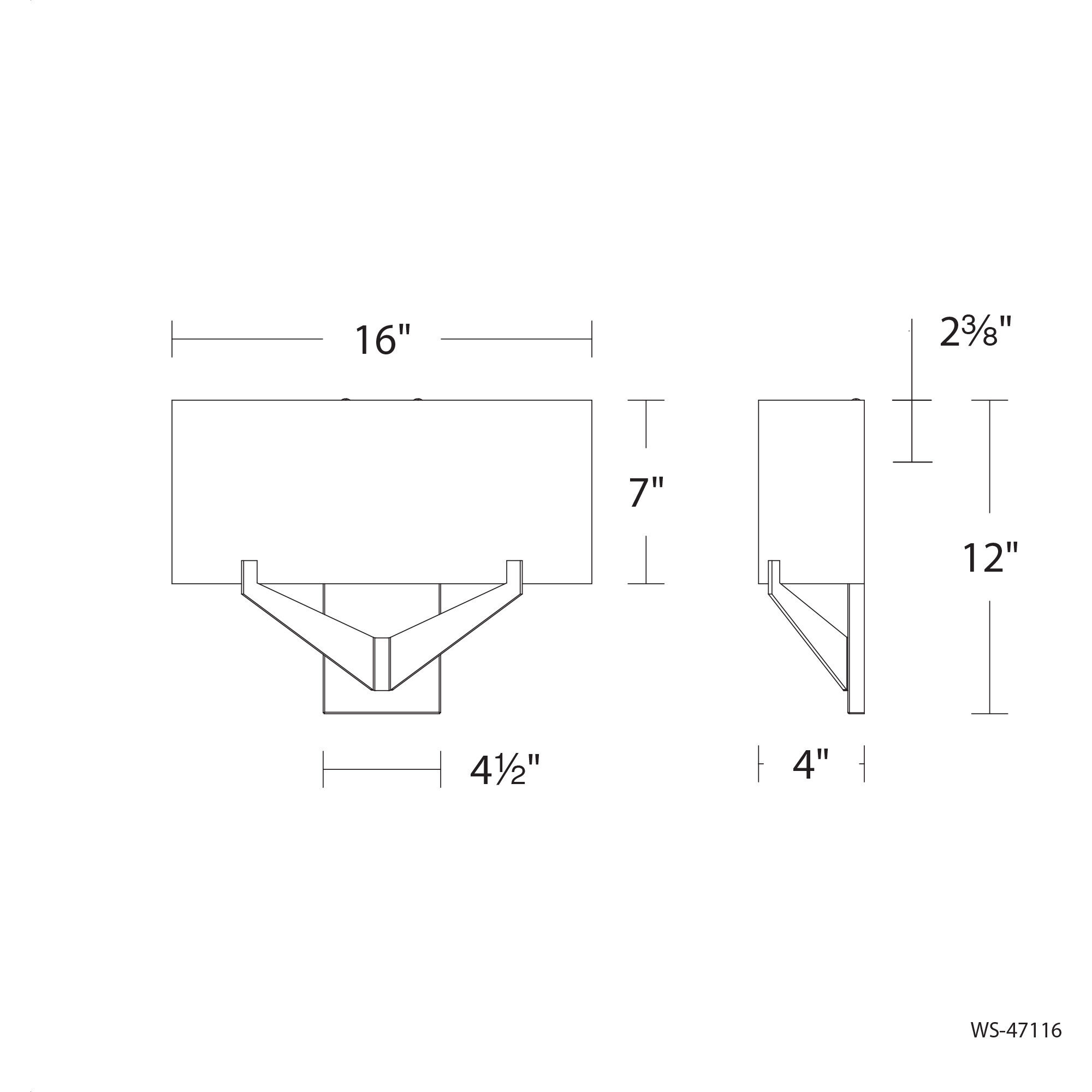 Fitzgerald LED 4 inch Aged Brass ADA Wall Sconce Wall Light in 2700K, dweLED