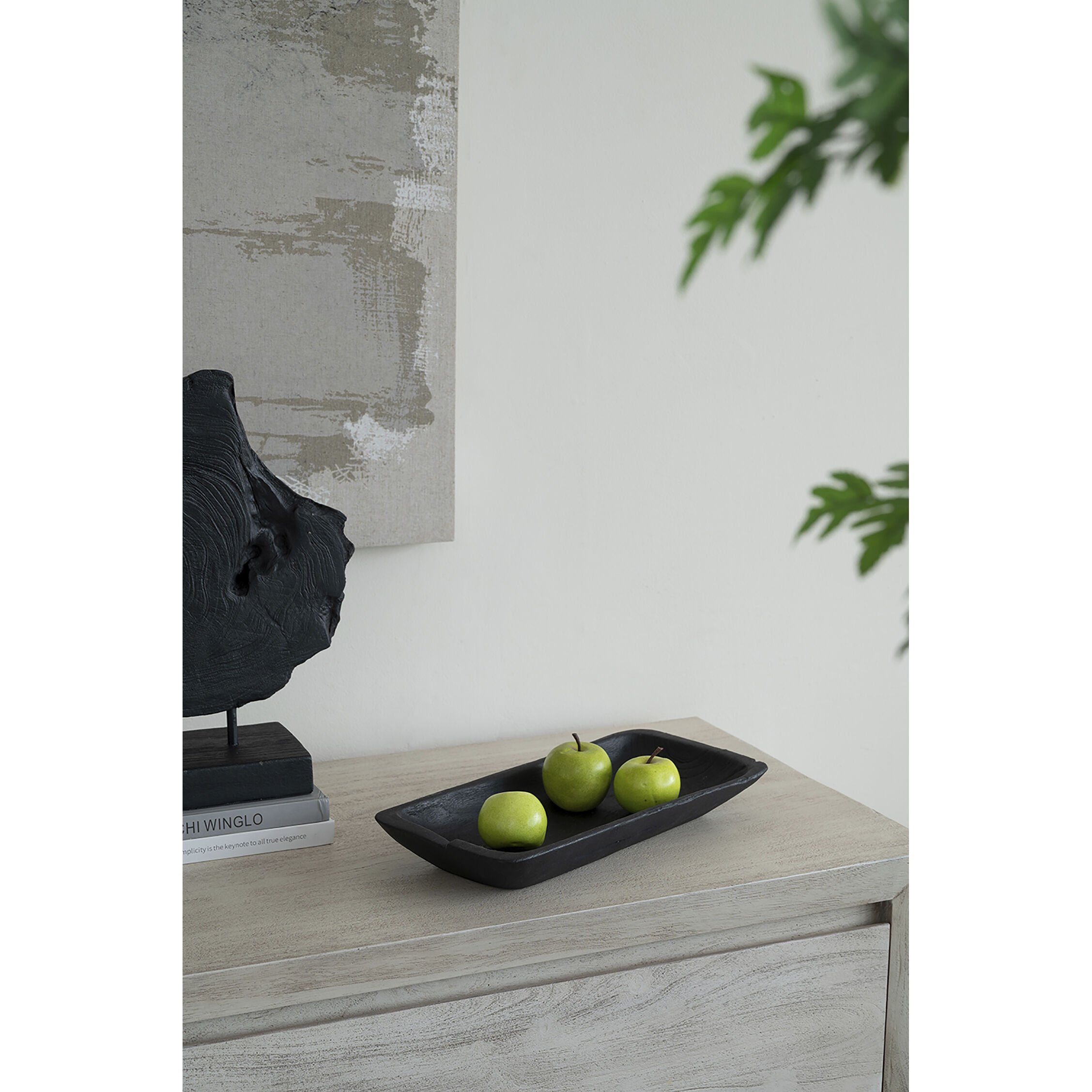 Rectangular Teak Natural Tray