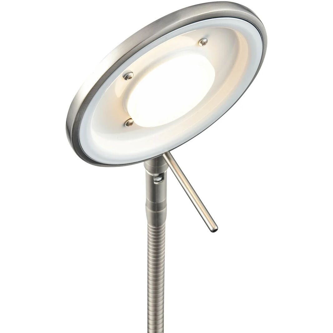Dessau Flex 18 inch 13.00 watt Satin Nickel Desk Lamp Portable Light