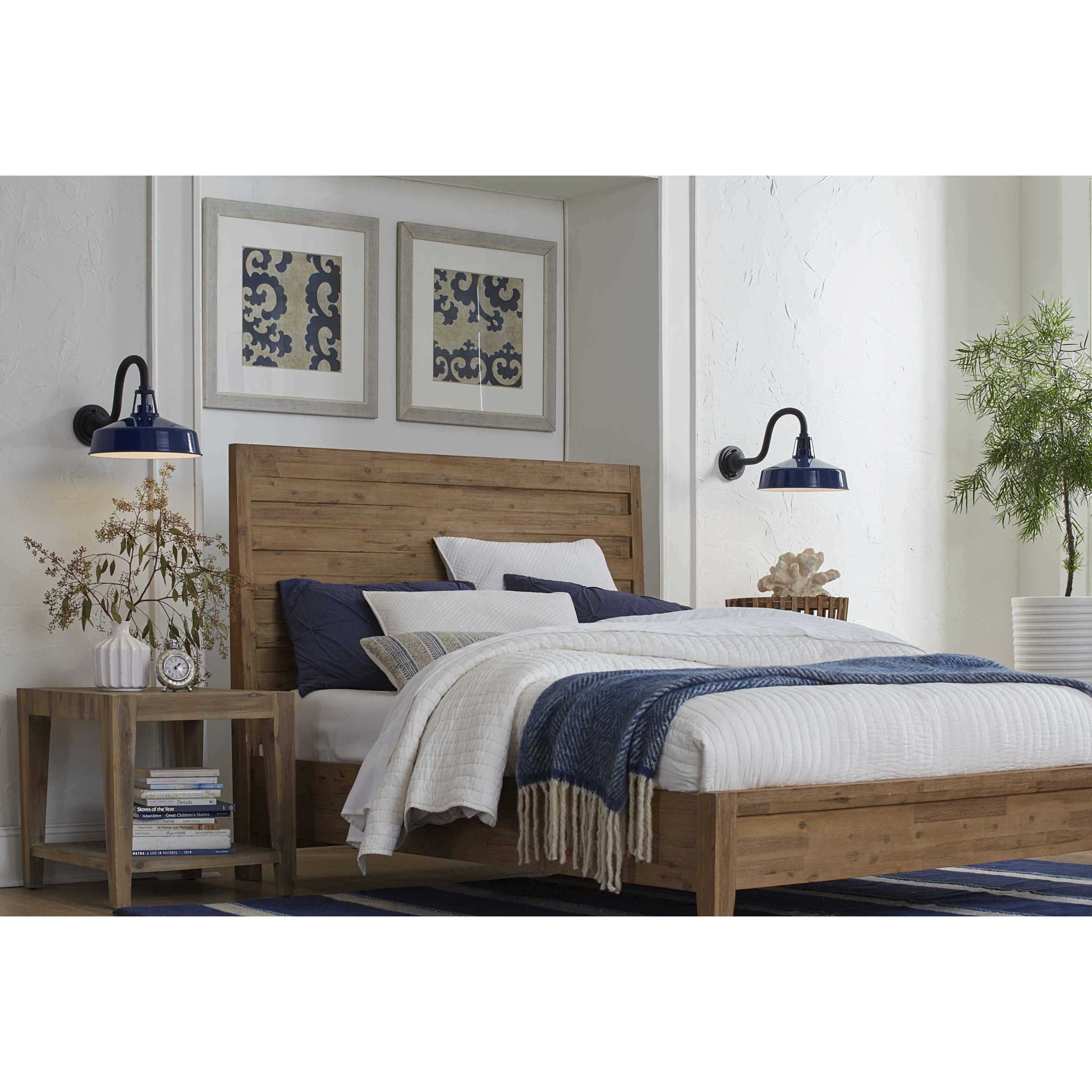 Cedar Springs 1 Light 11 inch Navy Outdoor Wall Lantern, Extra Large