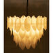 Lotus 4 Light 27 inch Matte Black Chandelier Ceiling Light, Large