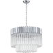 Canada 8 Light 23.6 inch Chrome Chandelier Ceiling Light