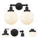 Beacon 2 Light 15.5 inch Oil Rubbed Bronze Bath Vanity Light Wall Light