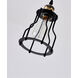 Canada 1 Light 6 inch Black Single Pendant Lighting Ceiling Light