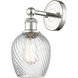 Salina Sconce Wall Light in Polished Nickel