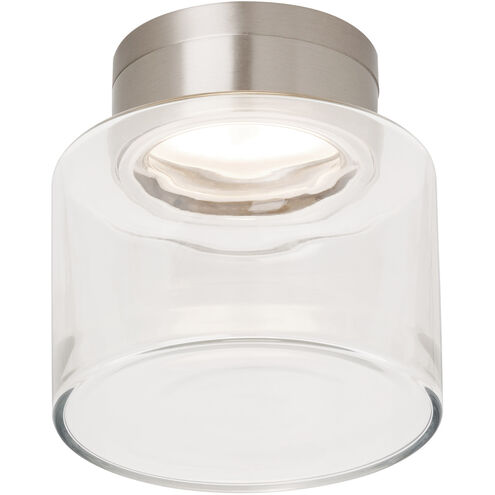 Sean Lavin Casen Drum LED 7.3 inch Satin Nickel Flush Mount Ceiling Light in LED 80 CRI 3000K 277V, Integrated LED