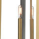 Nyack 3 Light 10.5 inch Antique Brass Large Outdoor Pendant Lantern