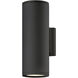 Coastal Elements Silo LED 12 inch Black Outdoor Wall Mount Lantern, Up/Down Light