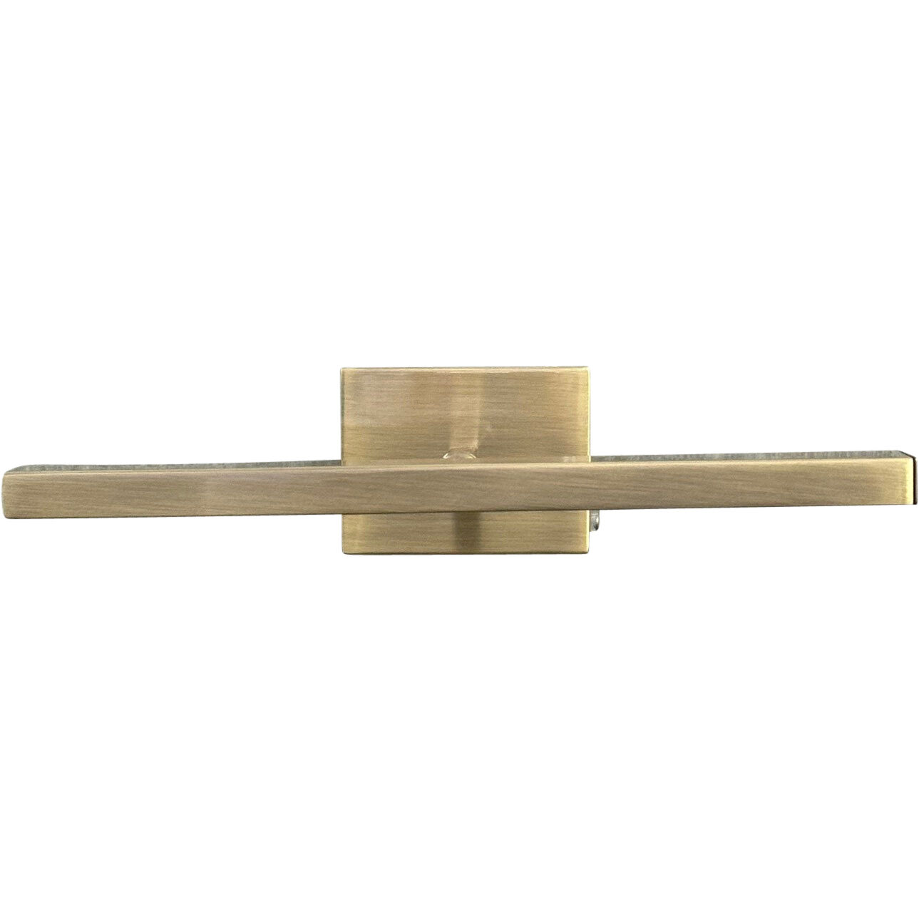 Advent 0 watt 12 inch Satin Brass Rechargeable Picture Light Wall Light