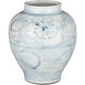 Ming-Style Countryside 10.25 X 9 inch Preserve Pot