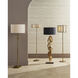 Irvin 56.5 inch 150 watt Vintage Gold Floor Lamp Portable Light