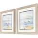 Sandpiper Beach Blue and Green Framed Art, Propac