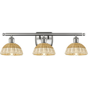 Ballston Bristol Natural II 3 Light 27.50 inch Bathroom Vanity Light