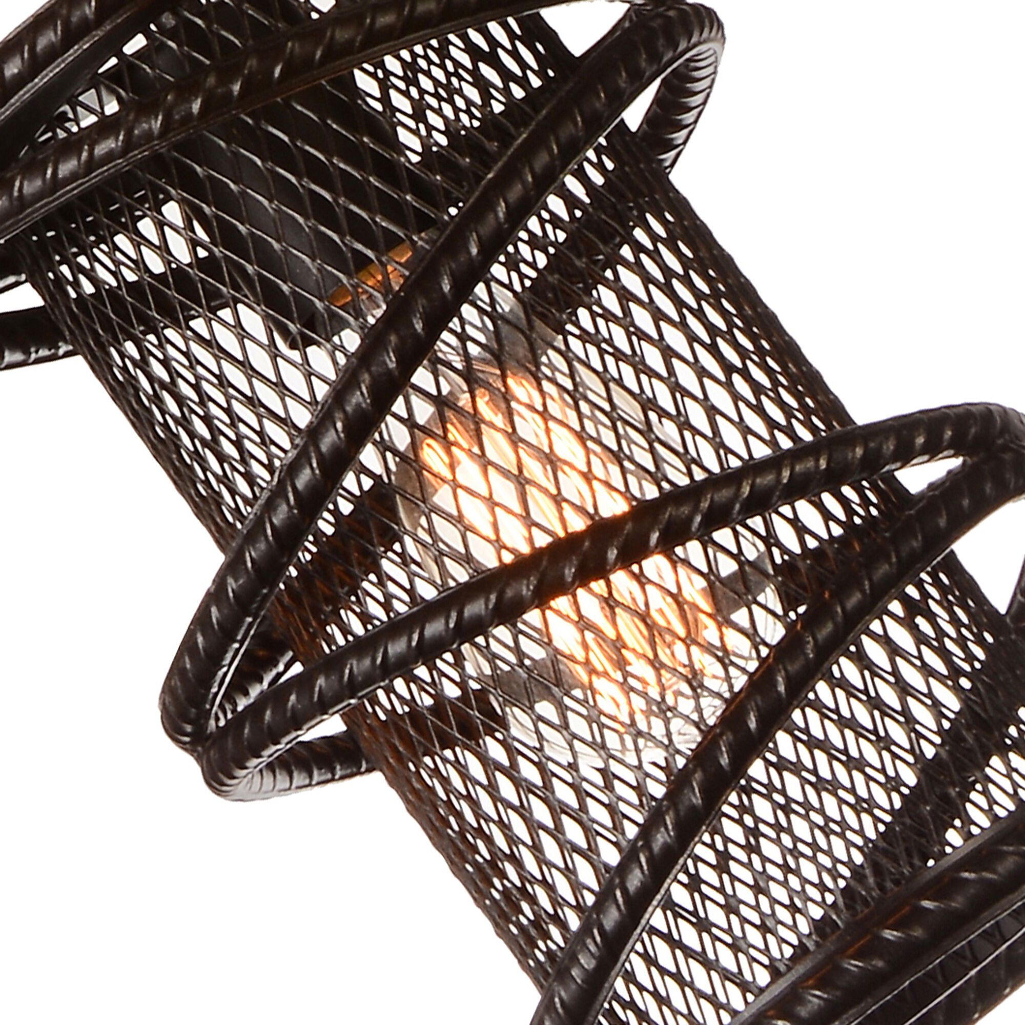 Darya 1 Light 7 inch Brown Down Mini Pendant Ceiling Light