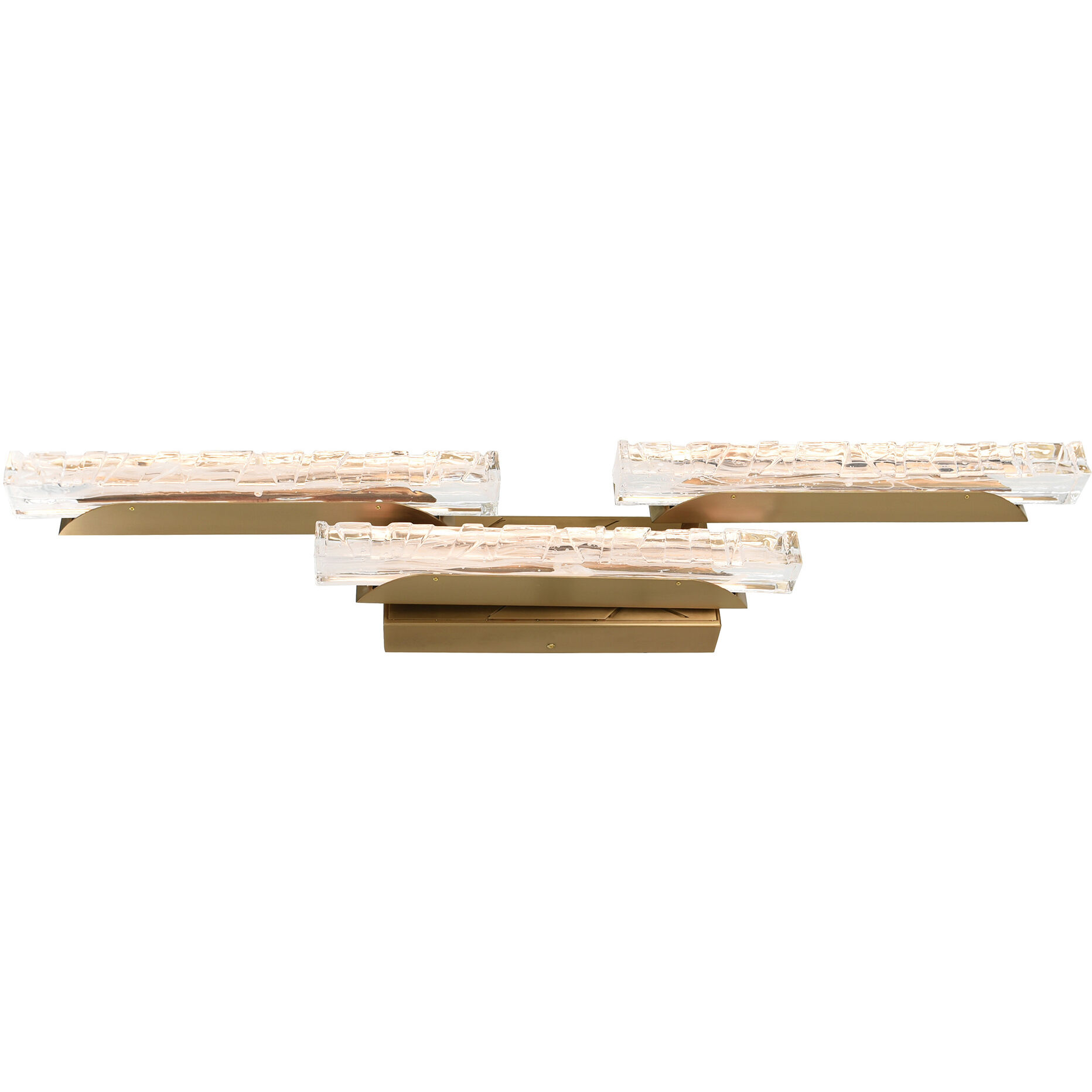 Valira LED 35.5 inch Brass Vanity Light Wall Light