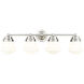 Vaughn 4 Light 31.5 inch Brushed Nickel Vanity Wall Light