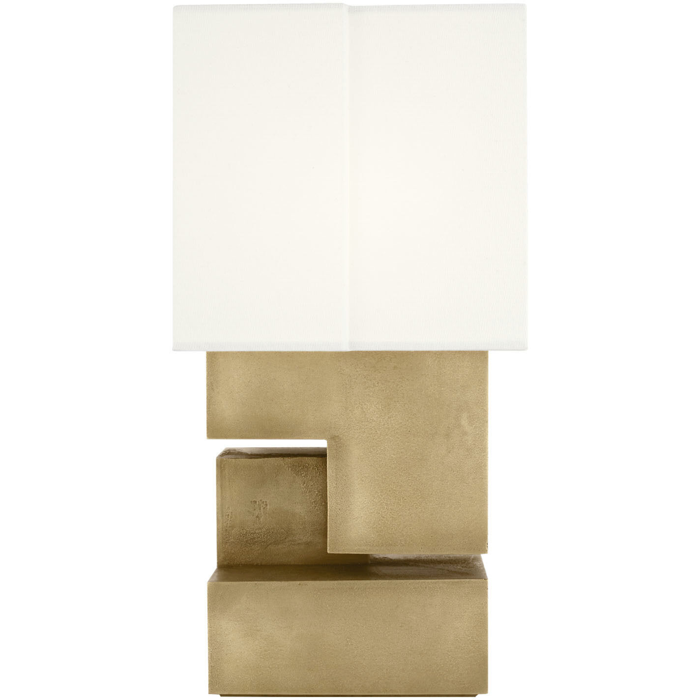 Kelly Wearstler Nucleo 13.75 inch 6.50 watt Museum Brass Accent Lamp Portable Light
