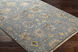Theodora 120 X 96 inch Aqua Rug in 8 x 10, Rectangle