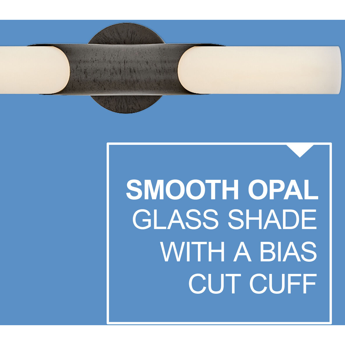 Grace LED 5 inch Textured Black Oxide Bath Light Wall Light