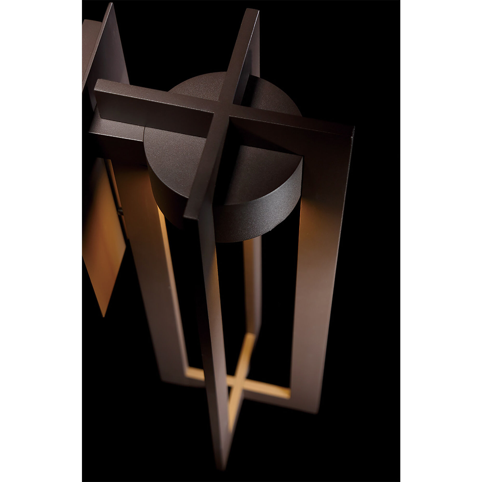 Chamber LED 25 inch Bronze Outdoor Wall Light, dweLED