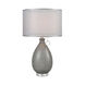 Gilday Dr 26 inch 100.00 watt Gray with Clear Table Lamp Portable Light