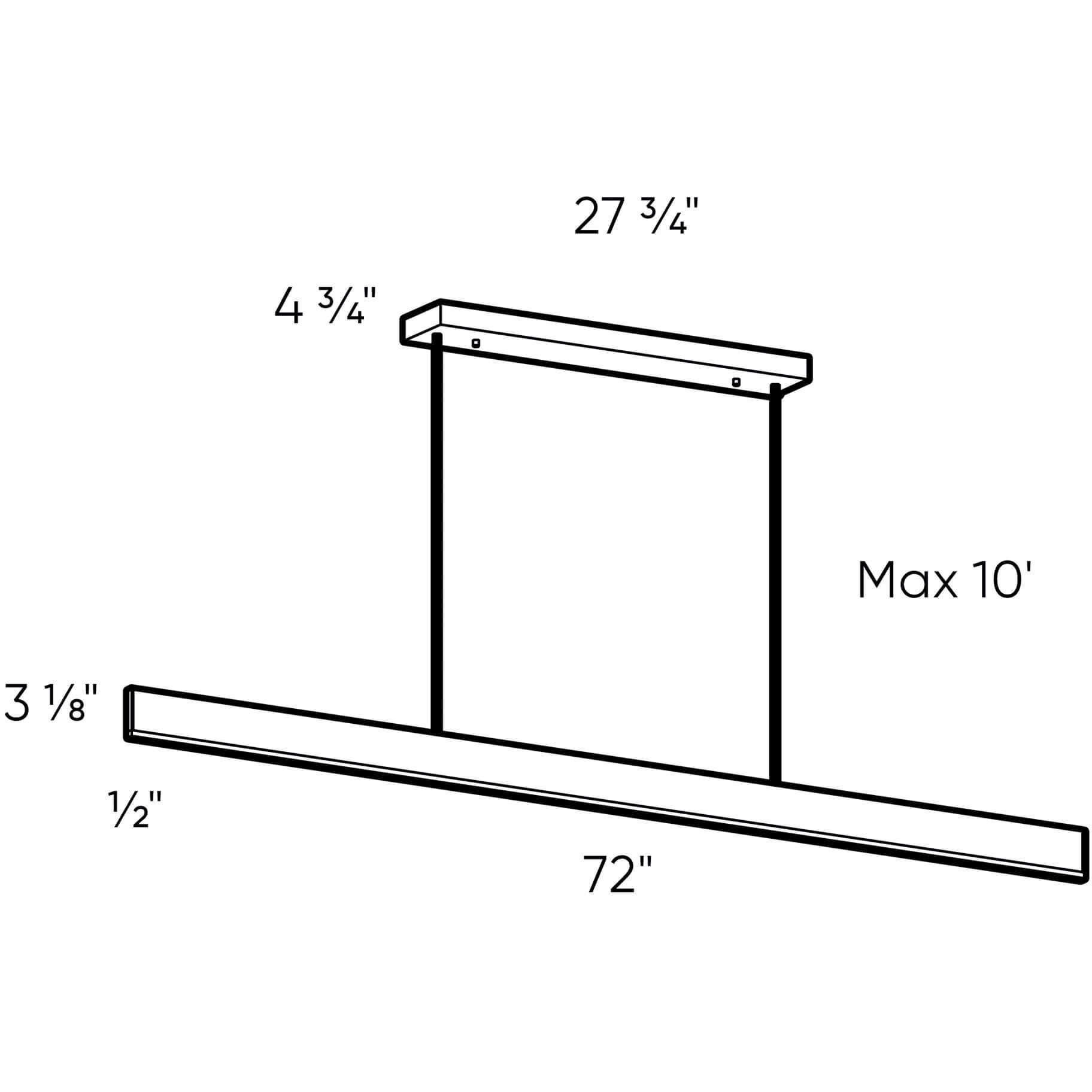 Beam 1 Light 2 inch White Pendant Ceiling Light