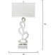 Ivy 34 inch 150 watt White Plaster Table Lamp Portable Light