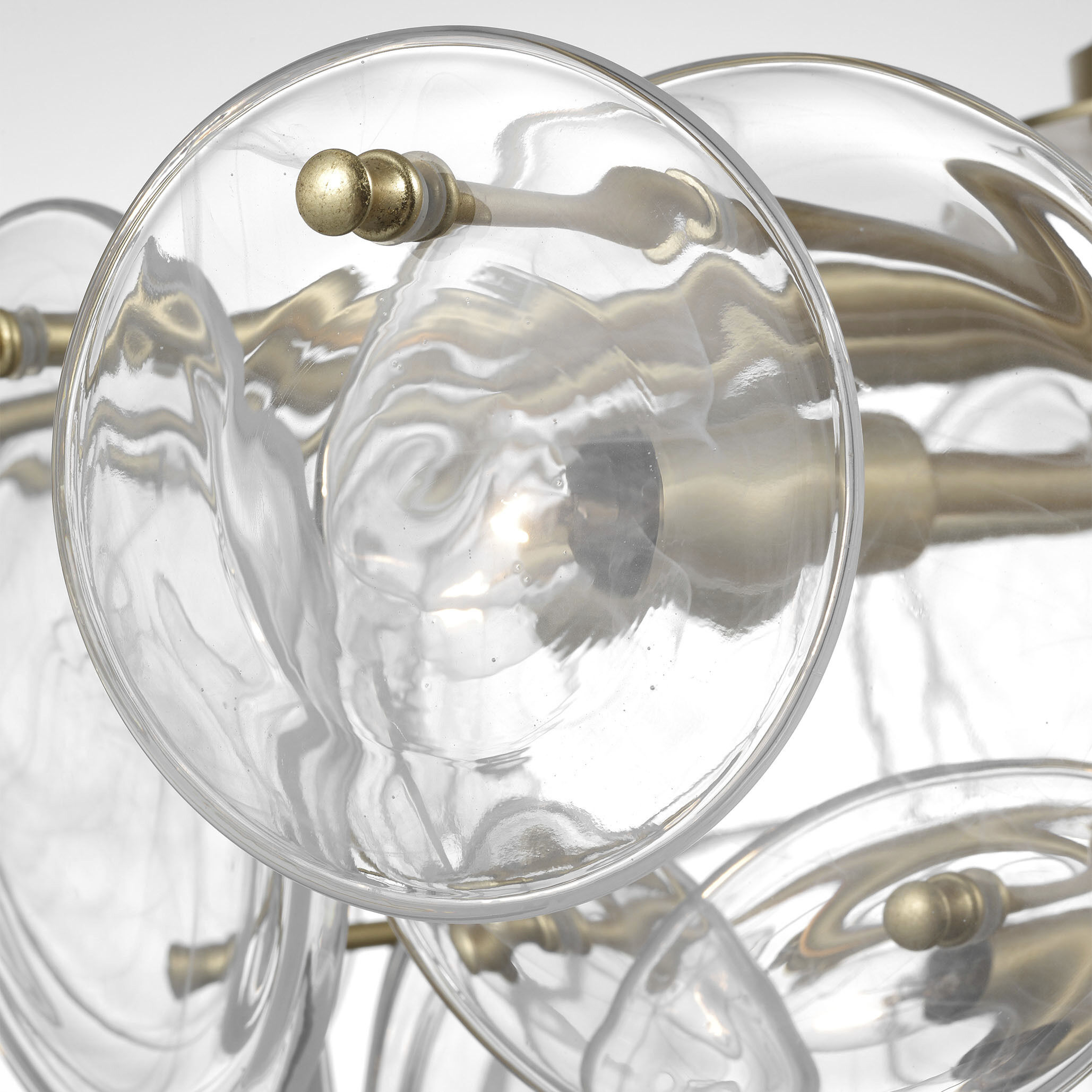 AERIN Loire LED 34 inch Gild Flush Mount Ceiling Light, Grande