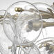 AERIN Loire LED 34 inch Gild Flush Mount Ceiling Light, Grande