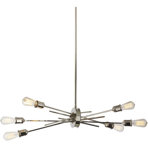 Nebraska LED 16 inch Burnished Chrome Horizontal Pendant Ceiling Light