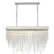 Waterfall 27 Light 18 inch Polished Nickel Chandelier Ceiling Light