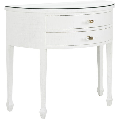 George III 36 inch White/Cream Demilune
