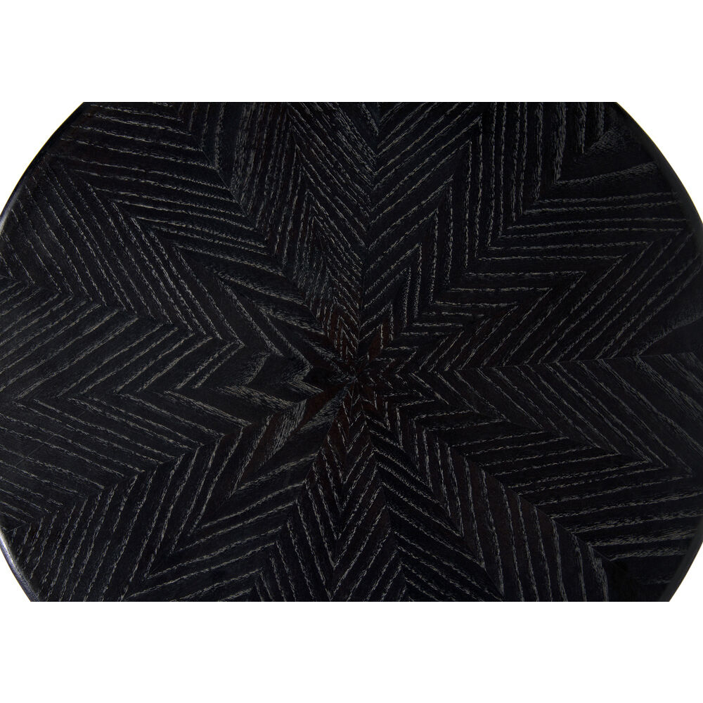 Rebecca 26.5 X 19.5 inch Cinder Black Side Table
