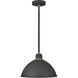 Foundry Dome 1 Light 16.00 inch Outdoor Pendant/Chandelier
