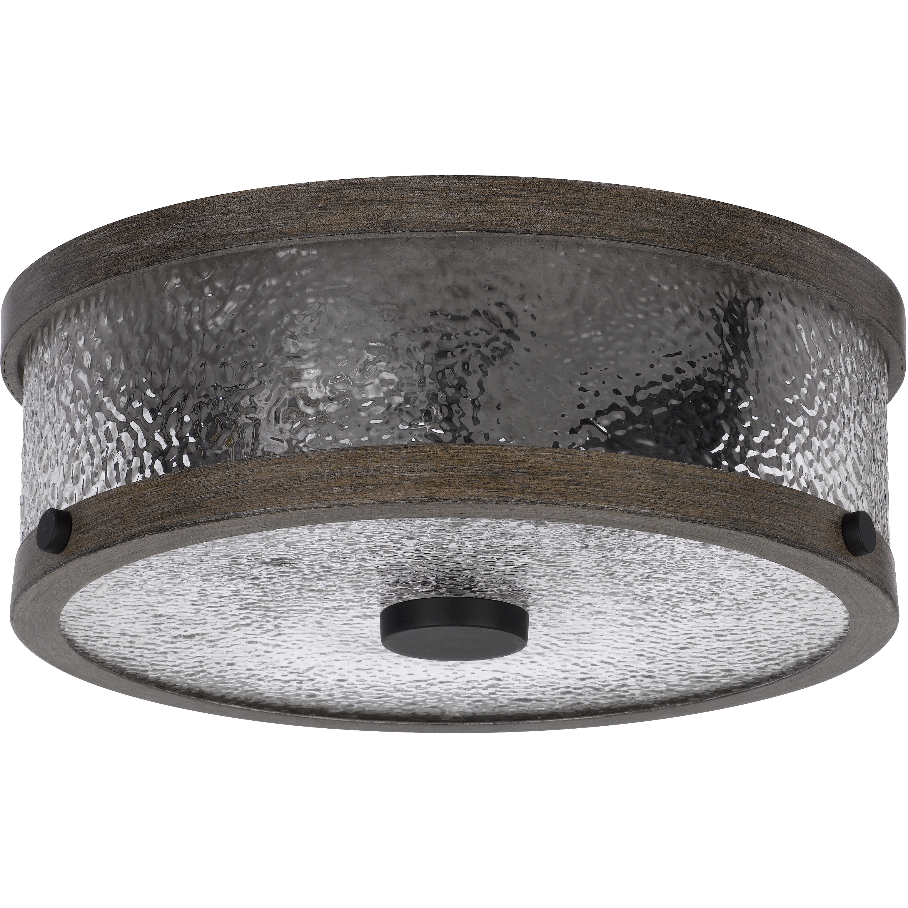 Mateo 2 Light 13 inch Drifted Wood Semi Flush Mount Ceiling Light