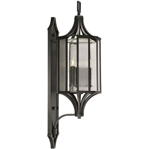 Bristol 3 Light 40.4 inch Black Outdoor Wall Mount