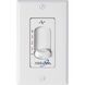 Aire White Wall Mount Fan Control