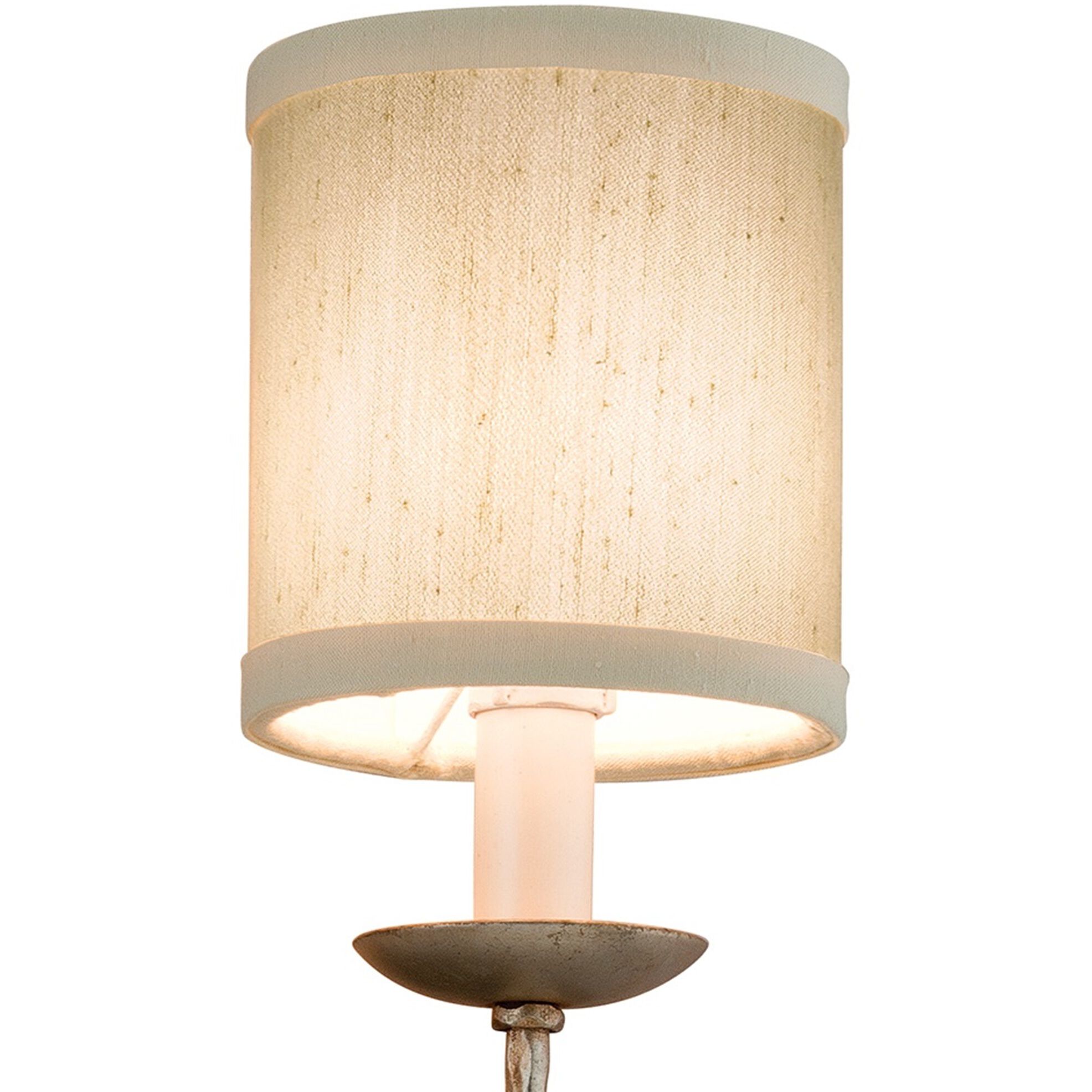 Adirondack 1 Light 4.75 inch Graphite And Silver Leaf Wall Sconce Wall Light