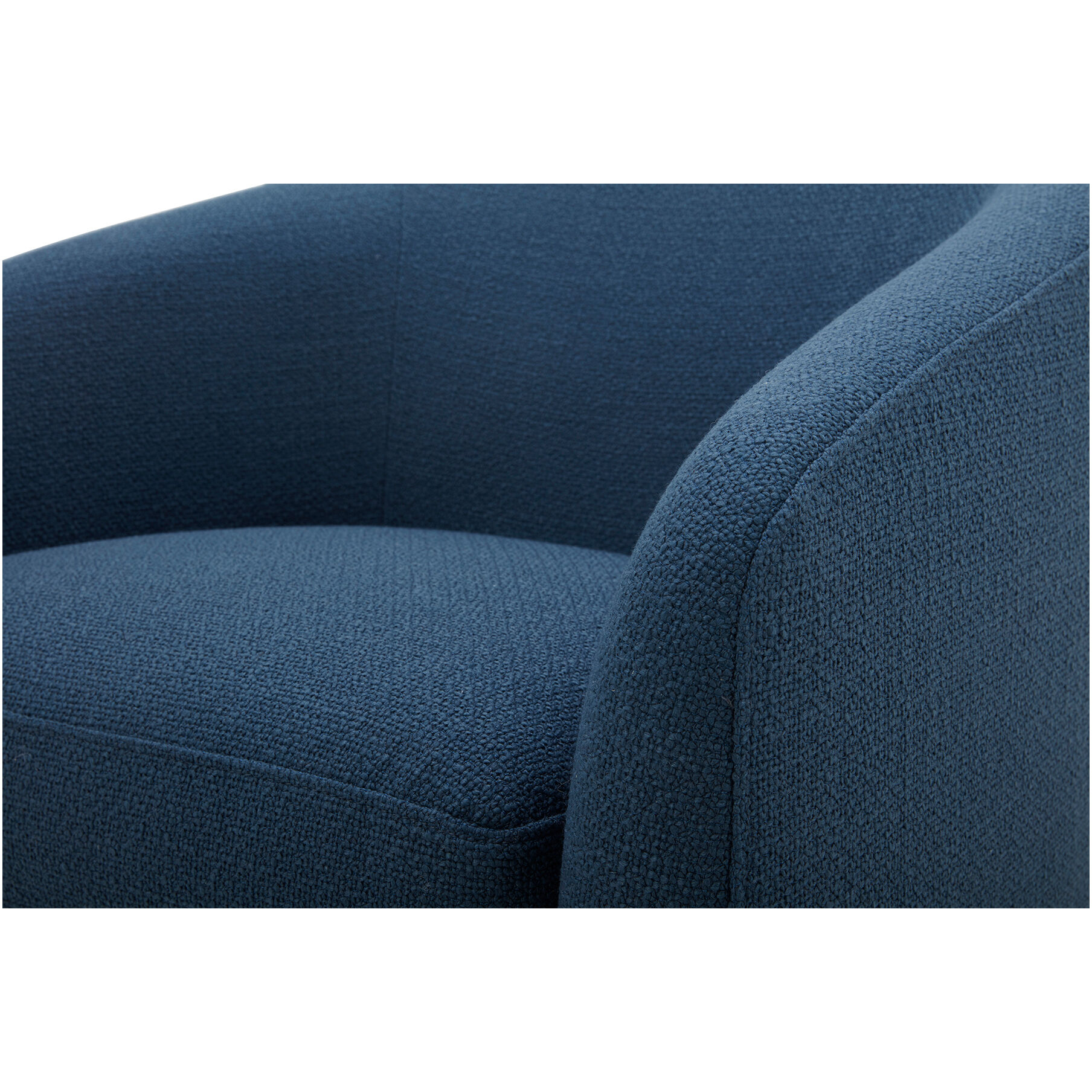 Oscy Blue Swivel Chair