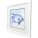 Indigo Ocean Blue Framed Art, Propac