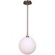 Simone 1 Light 9.75 inch Gold Pendant Ceiling Light