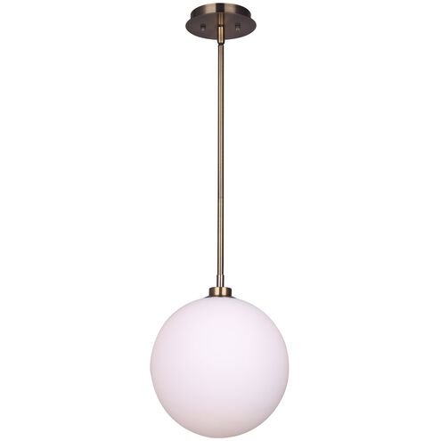 Simone 1 Light 9.75 inch Gold Pendant Ceiling Light