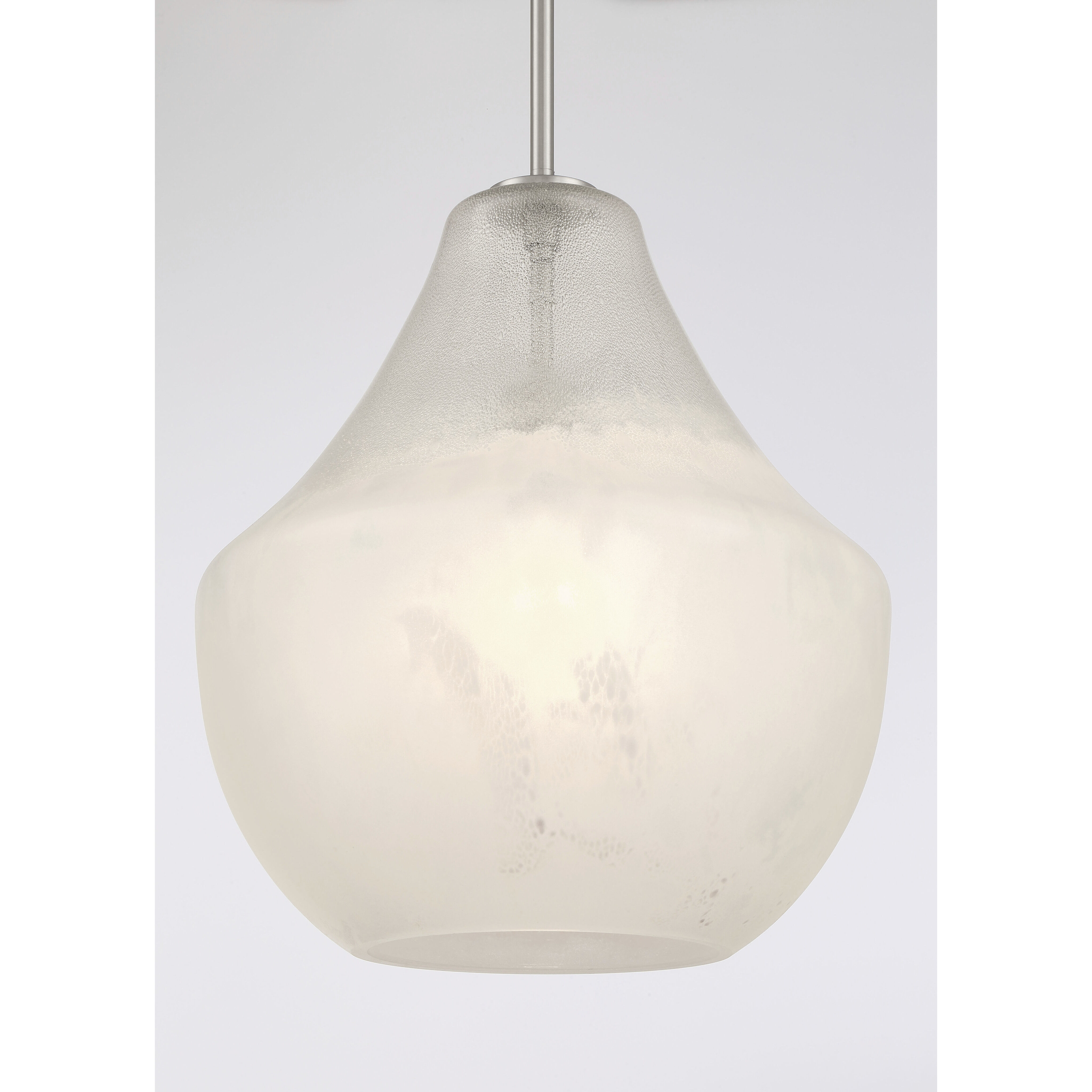 Pacific 1 Light 14 inch Brushed Nickel Pendant Ceiling Light