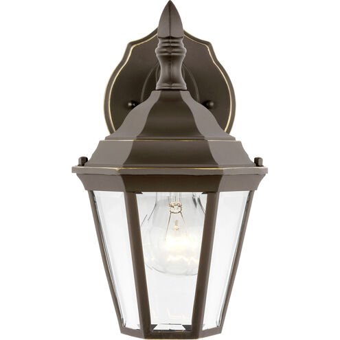 Bakersville 1 Light 11 inch Antique Bronze Outdoor Wall Lantern, Small