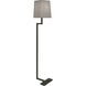Doughnut 48.75 inch 100.00 watt Deep Patina Bronze Floor Lamp Portable Light in Smoke Gray