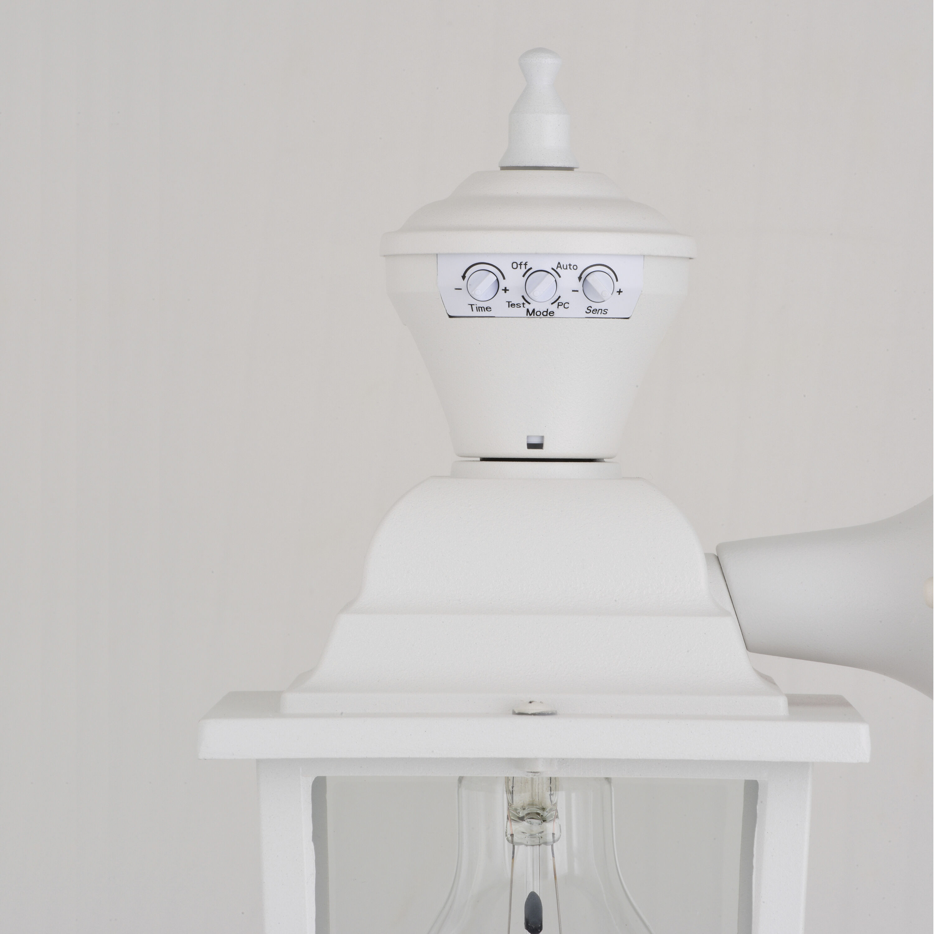 Bedford Textured White Outdoor Motion Sensor