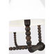 C&M by Chapman & Myers Fiona 5 Light 39 inch Aged Iron Chandelier Ceiling Light