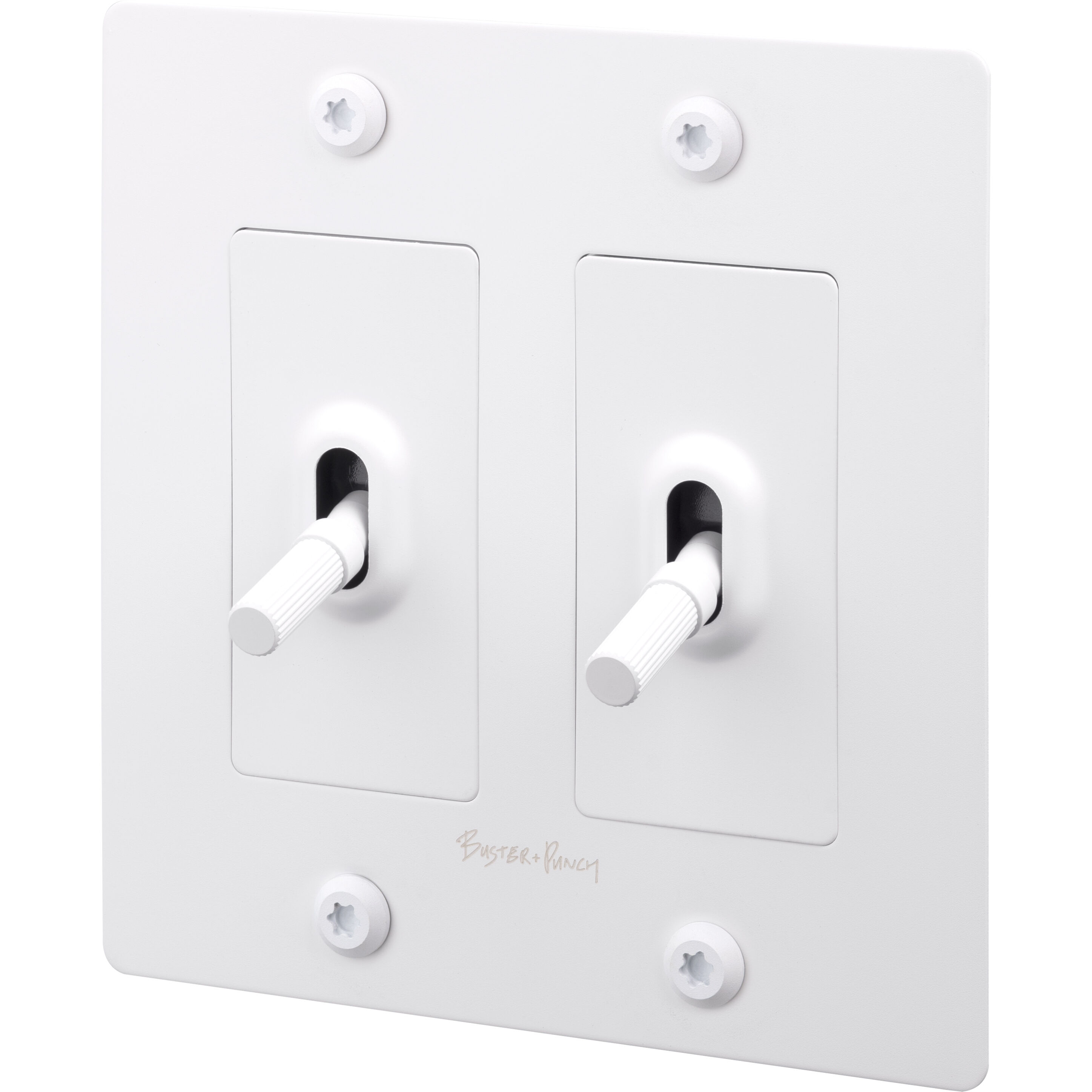 2G Toggle 120-277 White Light Switch
