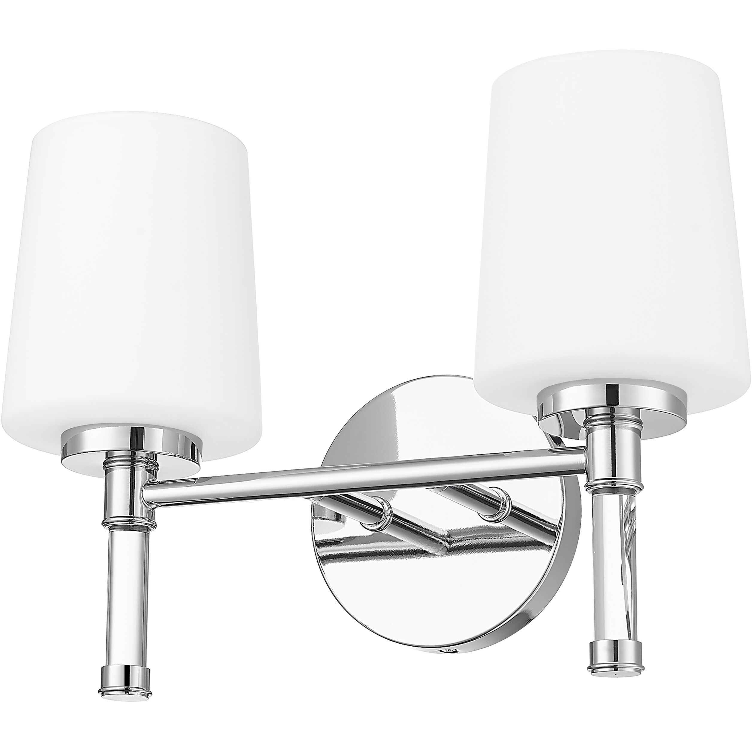 Henri Vanity Wall Light in Chrome
